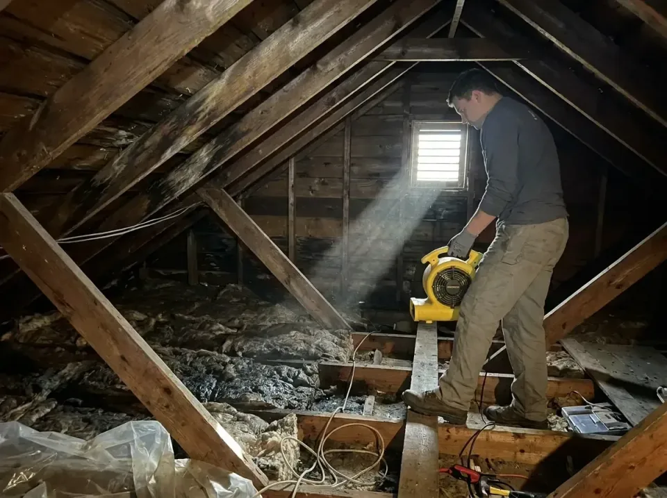 attic-water-damage-drying-proc-007 — frequently asked questions, Emergency Water Extraction & 24/7 Flood Response in Suncoas…